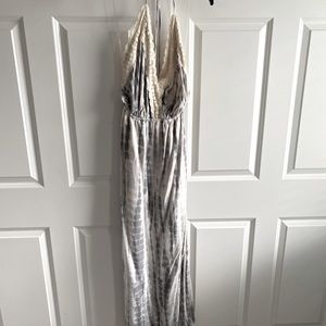 Tie dye maxi dress